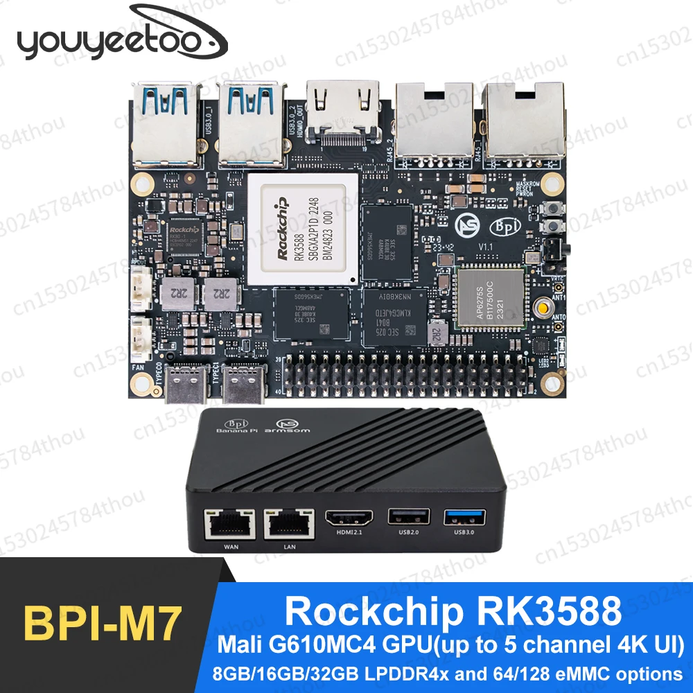 Banana Pi BPI-M7 RockChip RK35 - Banana Pi Bpi M7 Rk3588 recension och pris